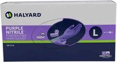 Halyard Safeskin nitrile handschoenen poedervrij paars - Large 100 stuks (52003M)