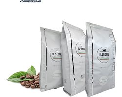 Italiaanse Espressobonen - Il Leone Espresso Nero Forte - Voordeelverpakking 3 x 1 KG