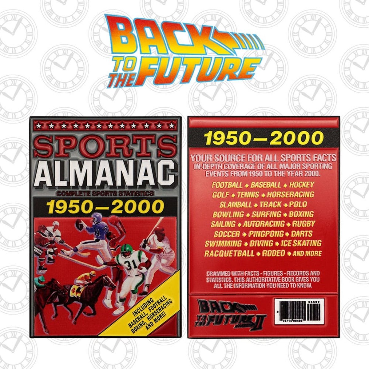 FaNaTtik Back to the Future Ingot Sport Almanac Limited Edition Coins