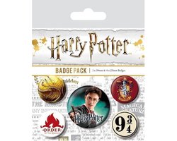 foto van Pyramid International Harry Potter - Gryffindor Pin - Set van 5 - Multicolours