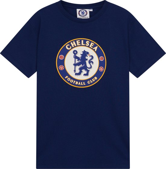Chelsea Logo T-Shirt Kids - Maat 164 - Shirt voor Kinderen - Chelsea FC - Katoen