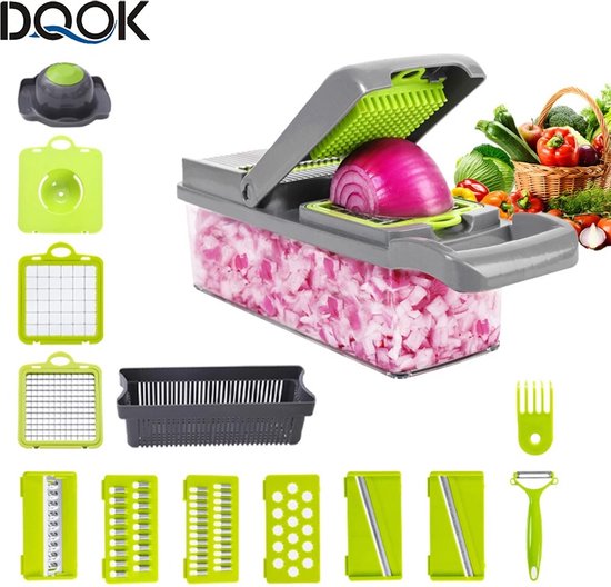 Groente Cutter Multifunctionele Slicer Fruit Dunschiller Wortel Rasp Keuken Accessoires Mand Plantaardige Slicer - 'merkloos''