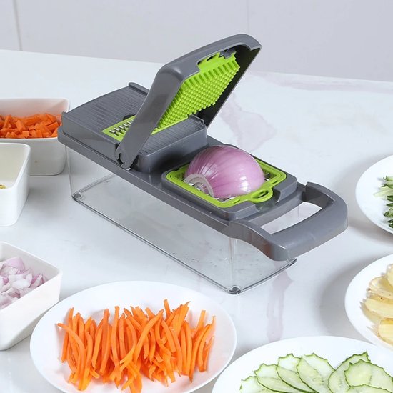 Groente Cutter Multifunctionele Slicer Fruit Dunschiller Wortel Rasp Keuken Accessoires Mand Plantaardige Slicer - 'merkloos''