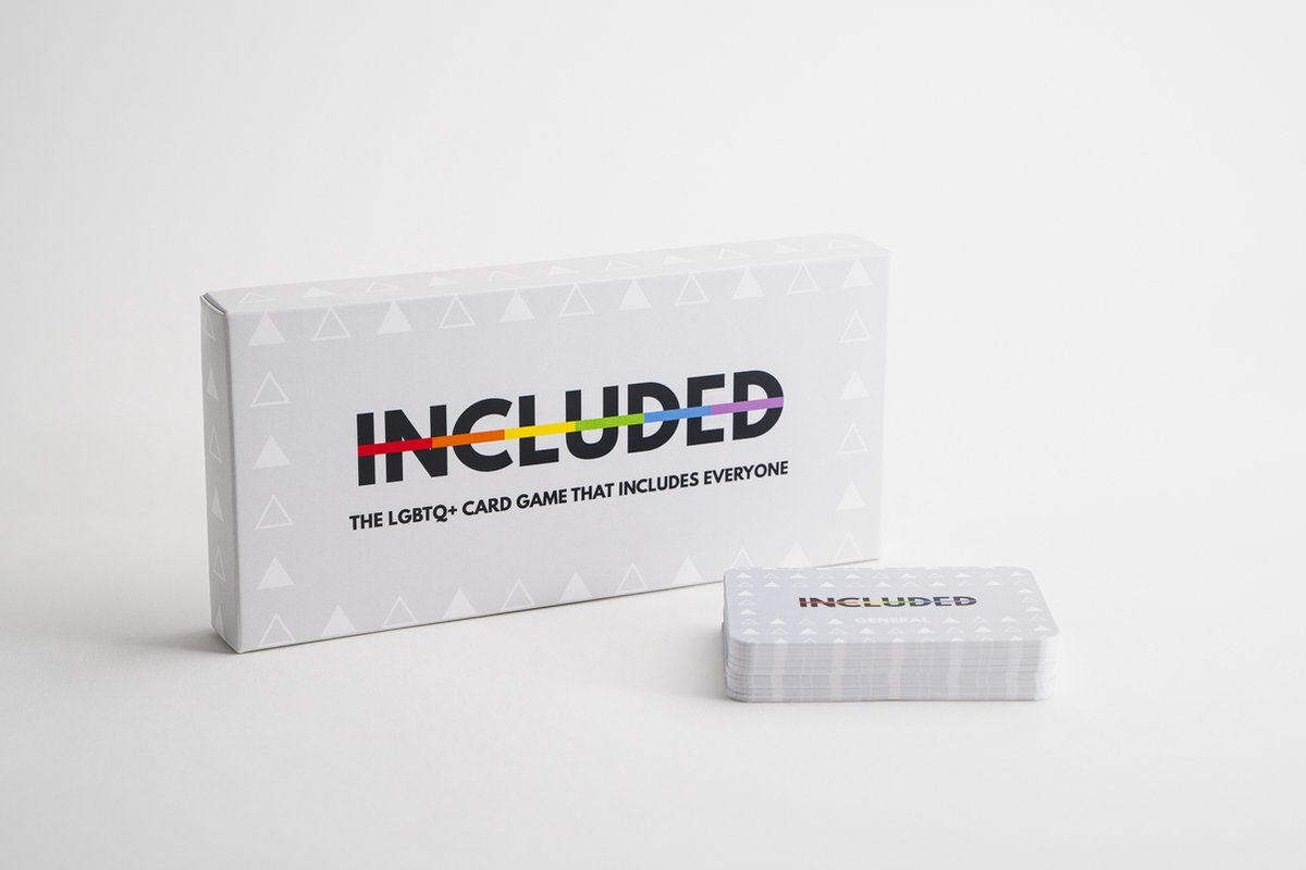INCLUDED - LGBTQ+ Kaartspel - Queer Party Game - Conversation Starter - Pride Spel - Drankspel - 200 Vragen en 5 Categorieën!