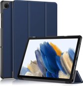 Tri-Fold Book Case met Wake/Sleep - Geschikt voor Samsung Galaxy Tab A9 Plus Hoesje - Blauw