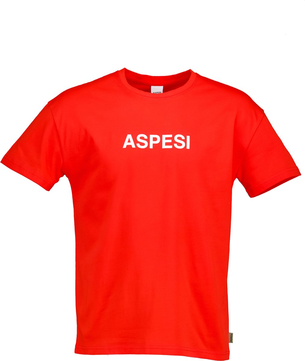 Aspesi Shirt Rood Katoen maat L Basic t-shirts rood