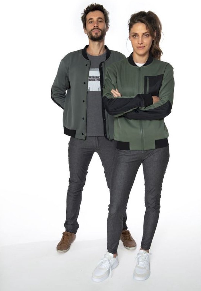 Snap Fleece Jacket Fleecevest Dark Khaki