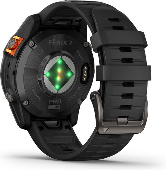 Garmin Fenix 7 Pro Solar - Smartwatch - Sporthorloge - Zon oplaadbaar - Tot wel 37 dagen Batterij - 47mm - Zwart - Garmin