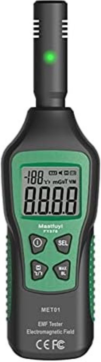 Kleyn - EMF Meter - Stralingsmeter - Geigerteller - 5-3500Hz - Groen