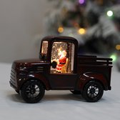 Betoverende Retro Auto LED Kerst Verlichting - Sfeervolle Verlichting voor de Feestdagen16*7.2*11cm-donkerbruin