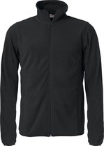 Clique Basic Micro Fleece Jacket Zwart maat XS