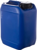 Jerrycan 5 liter blauw – handig stapelbaar – UN gekeurd – voor water en gevaarlijke vloeistoffen – inclusief dop – totaal te legen