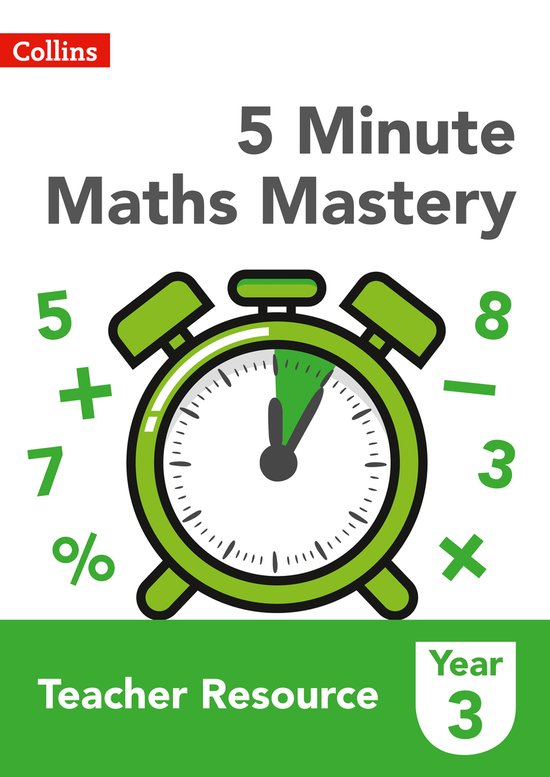 Year 3 5 Minute Maths Mastery - cover