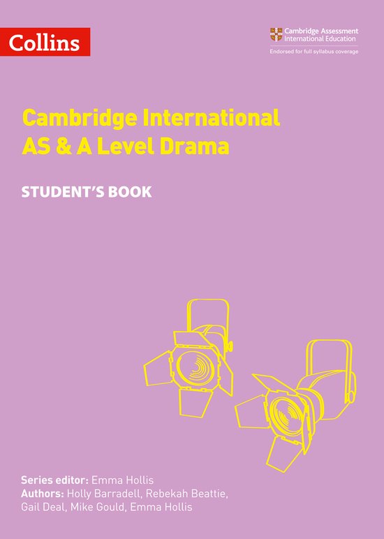 Cambridge International AS  A Level Drama Students Book Coll ... - cover