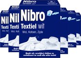 Nibro Textiel wit - 6 Stuks - Voordeelverpakking