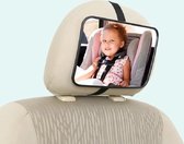 Miroir de voiture Bébé - Miroir réglable - Miroir de sécurité - Bébé et Kids - 13,5 x 18 cm - Incassable