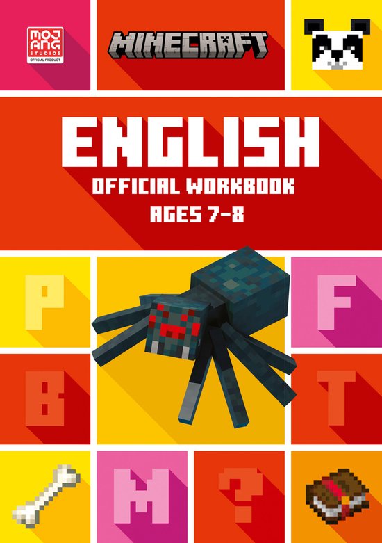 Minecraft Education- Minecraft English Ages 7-8 - cover