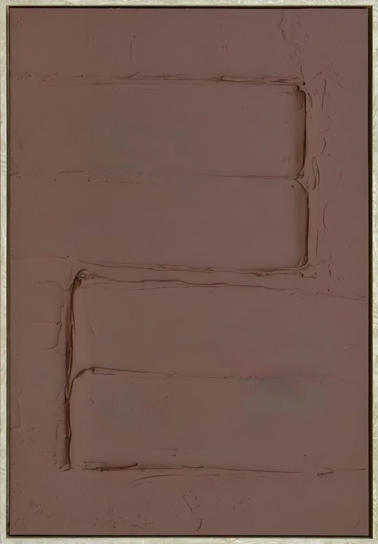Ter Halle - Schilderij - 3D Art - Rode Klei (2) - 63x93cm
