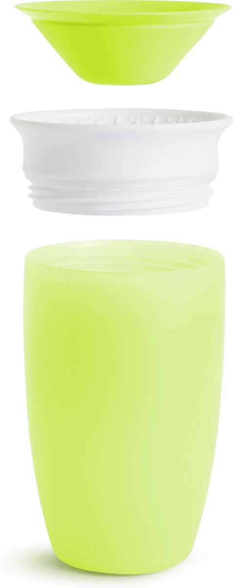 Munchkin Miracle Anti-Lek 360° Drinkbeker - Sippy Cup - Oefenbeker voor Baby en Kind - 296ml - Groen van Munchkin — afbeelding 2