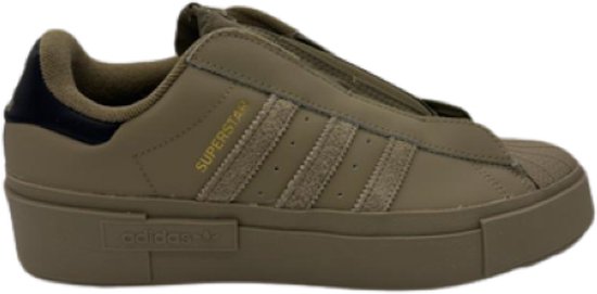 Adidas - Superstar Bonega X W - Sneakers - Groen/Zwart - Laceles - Maat 36 2/3