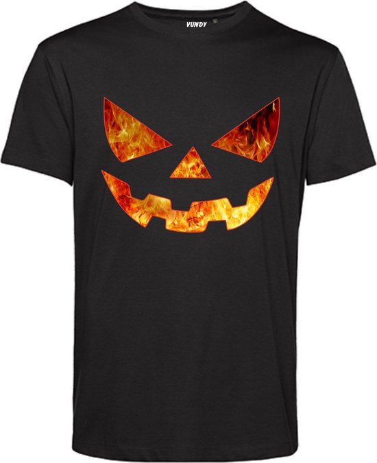 T-shirt Scary Face Spook Gezicht | Horror | Halloween | Foute Party | Zwart | maat 3XL