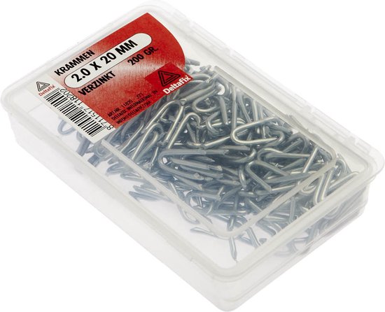 PINCES 2.0 20 MM GALVANISÉ 200 GR.