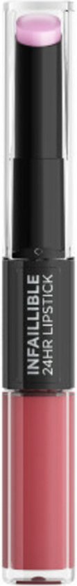 L'Or�al Paris Infaillible 24H Lipstick - Langhoudende 2-staps Lipstick met Vitamine E - 213 Toujour Teaberry - Pruim - 5.7ml