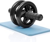 AB Roller Classic, buiktrainer voor het versterken van de kernspieren, fitnessapparaat voor thuis, buikspiertrainer inclusief kniebeschermer, 28 x 16 cm (L x Ø)