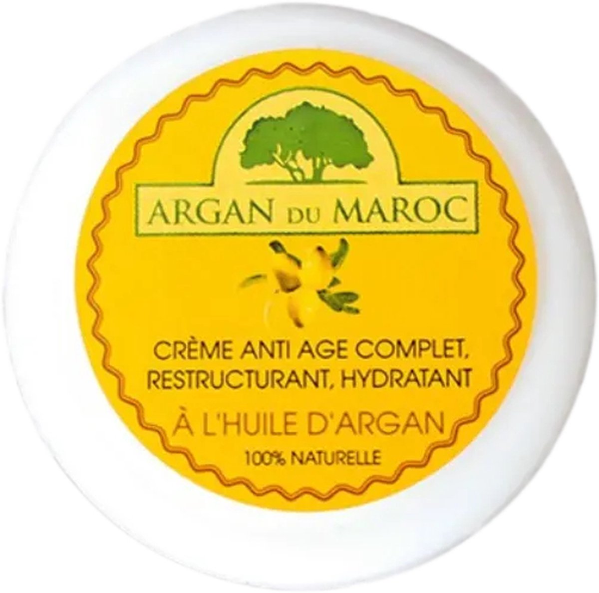 Argan du Maroc 100% Natuurlijke Créme – 100 ml
