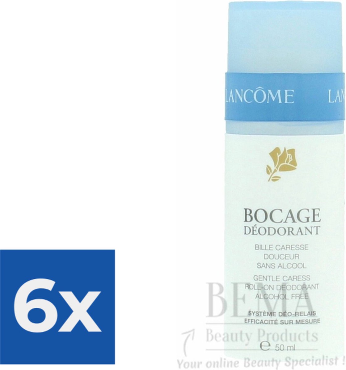 Goedkoopste Lancôme Bocage Deodorant Deoroller - 50 ml - Voordeelverpakking 6 stuks