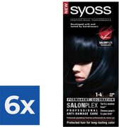 SYOSS Color baseline 1-4 Cosmic Blue Haarverf - 1 stuk - Voordeelverpakking 6 stuks