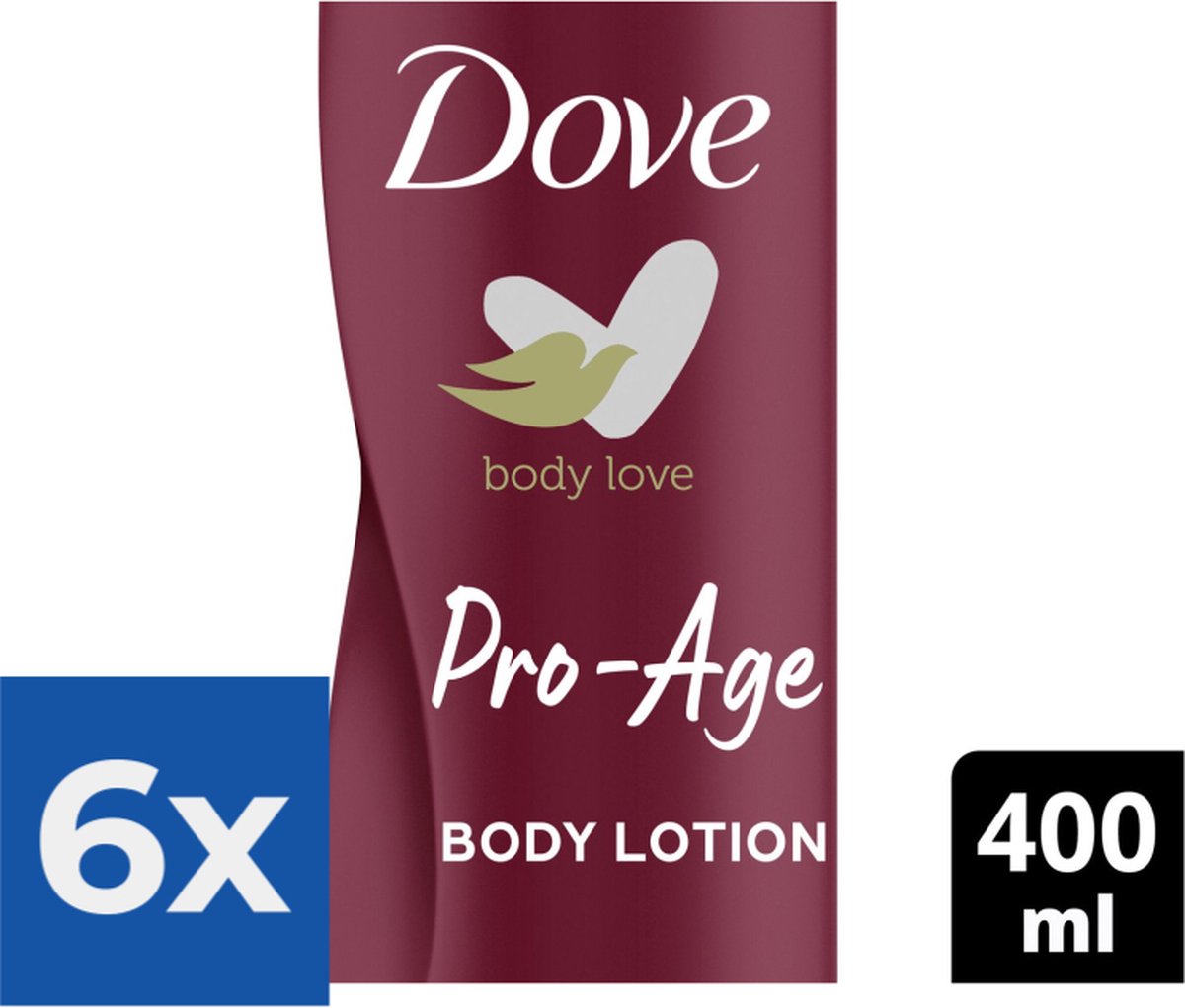 Dove Body Love Pro Age Bodylotion 400 ml Voordeelverpakking 6 stuks