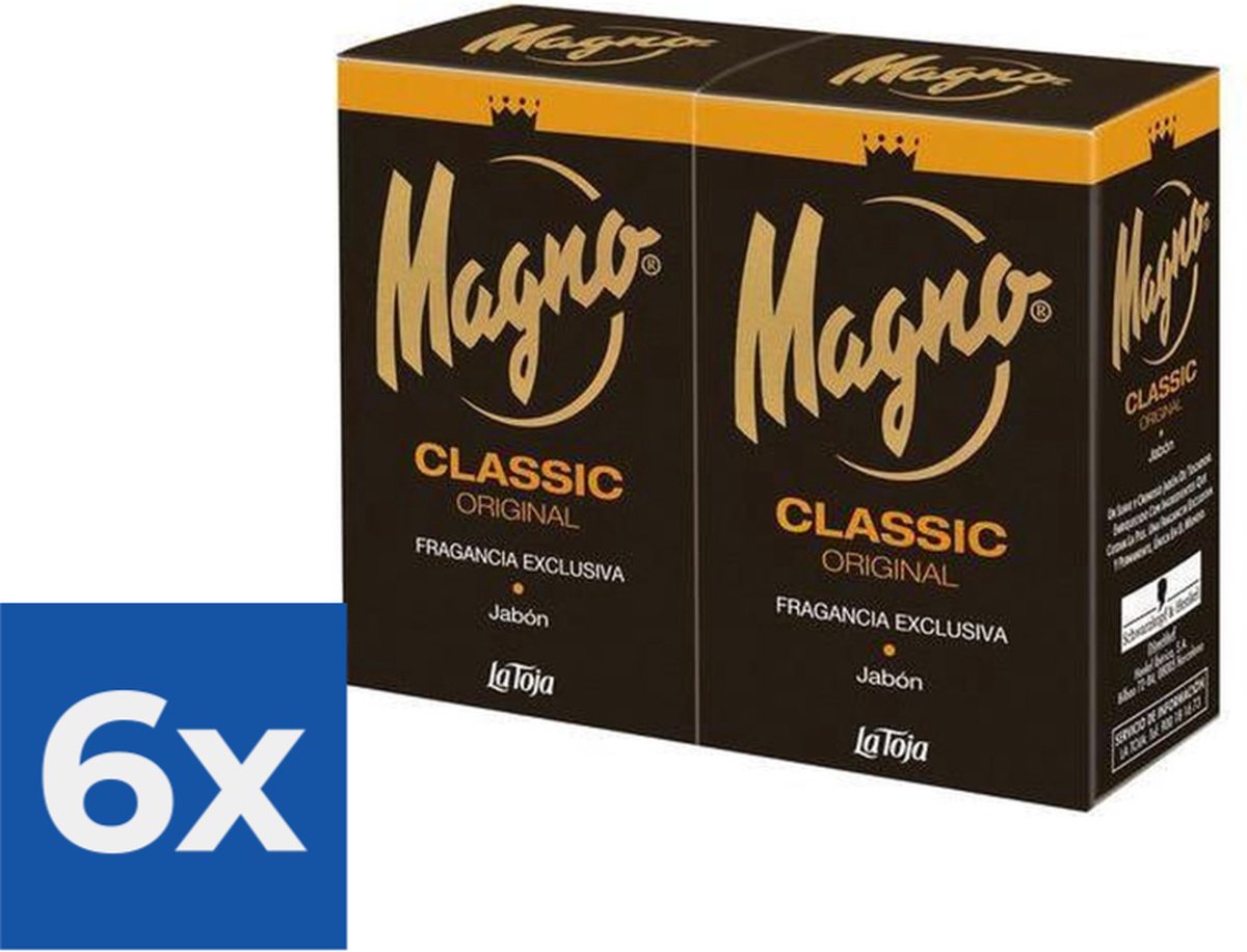 Magno Jabón Manos Classic Set 2 X 100 G - Voordeelverpakking 6 stuks