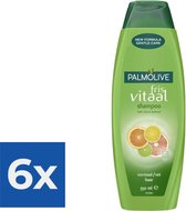 Palmolive Fris Vitaal Shampoo met Citrus-Extract 350 ml - Voordeelverpakking 6 stuks