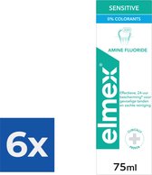 Elmex Sensitive Original tandpasta - 75ml - Voordeelverpakking 6 stuks