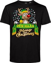 T-shirt Den Haag | Foute Kersttrui Dames Heren | Kerstcadeau | ADO Den Haag supporter | Zwart | maat M