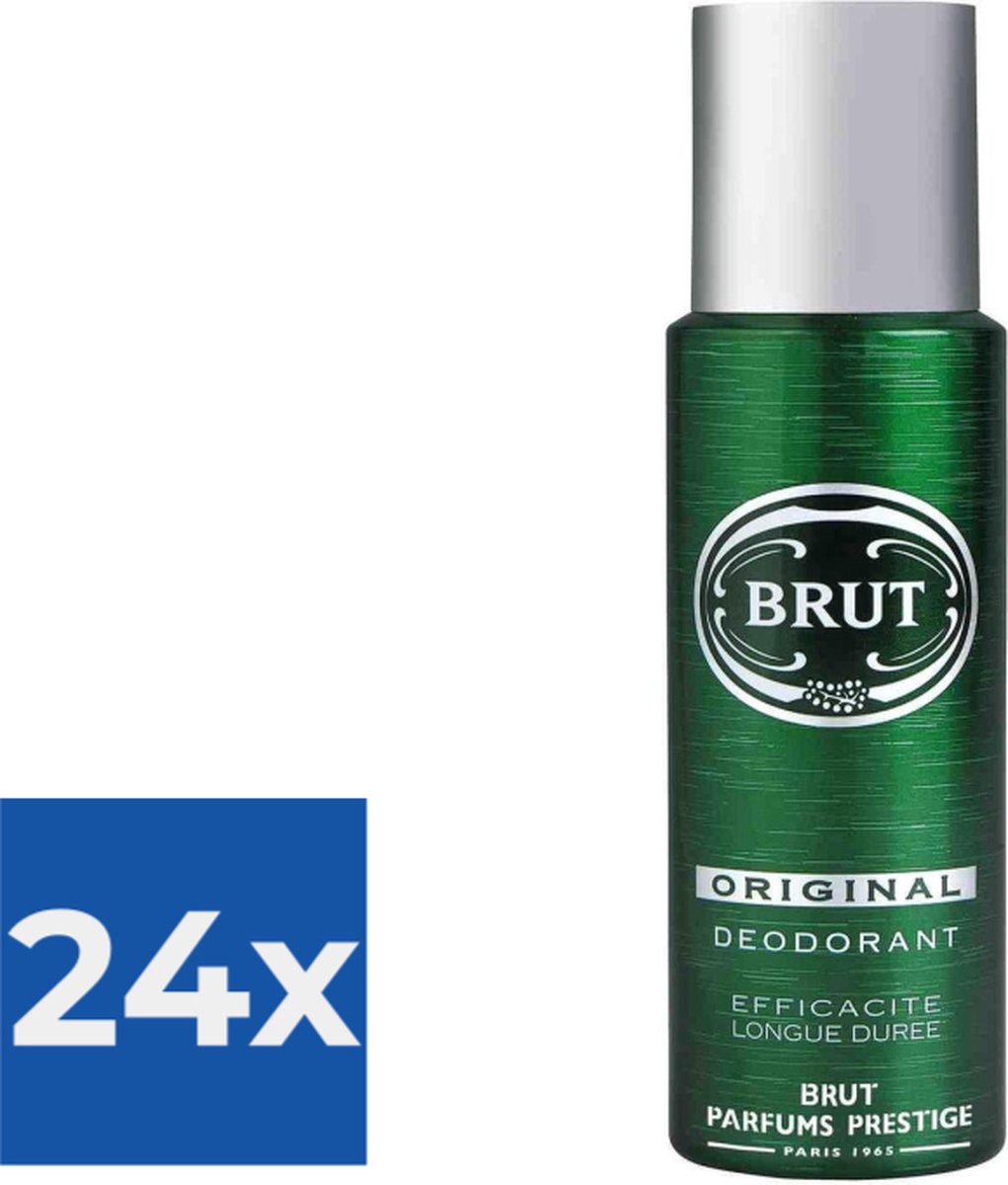 Goedkoopste Brut Deo Spray Original - Voordeelverpakking 24 x 200 Ml