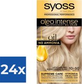 SYOSS Oleo Intense 10-50 Licht Asblond haarverf - 1 stuk - Voordeelverpakking 24 stuks
