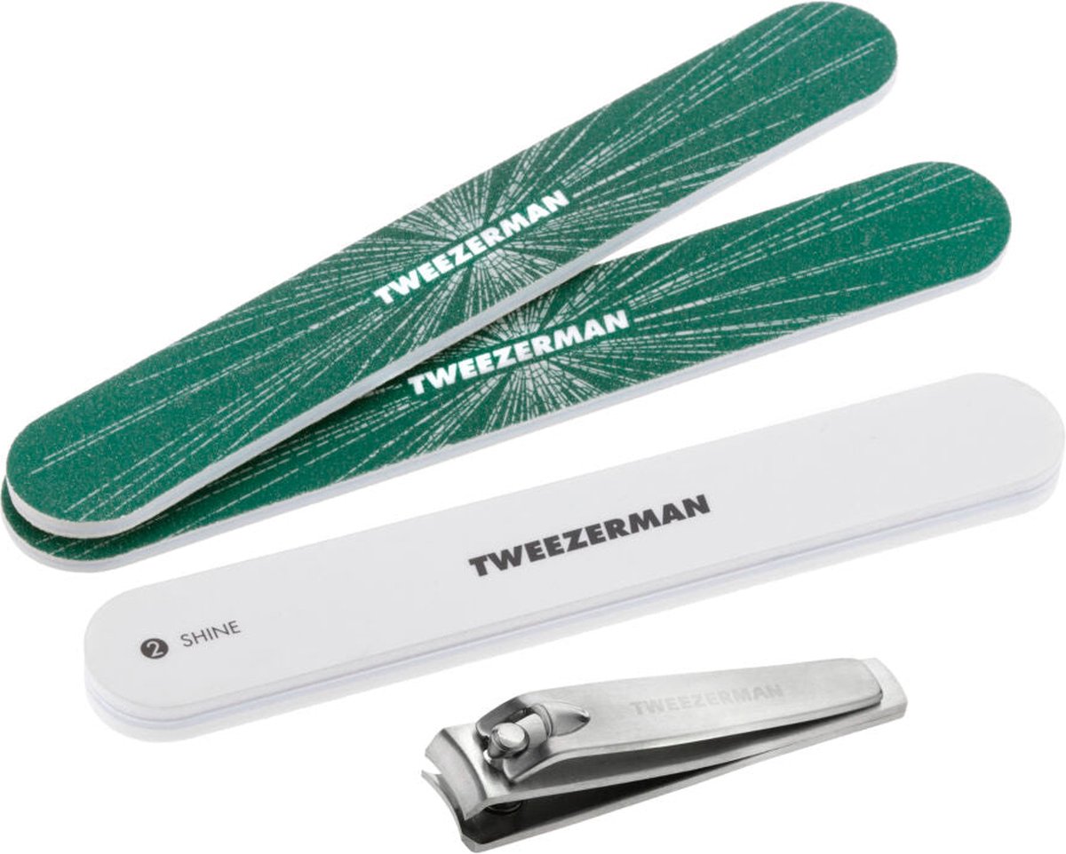 Goedkoopste Tweezerman - Manicure Kit Emerald Shimmer