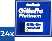 Gillette - GILLETTE PLATINUM 5 uds - Voordeelverpakking 24 stuks