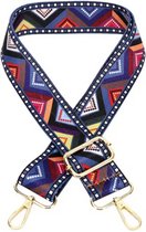 Bag Strap / Tas Riem - Colorful Ethnic #1 | Tashengsel / Schouderriem | 130 cm x 3,8 cm | Fashion Favorite