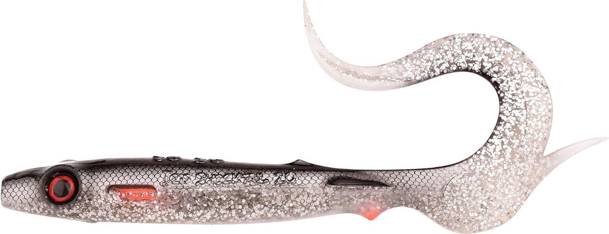 Spro Iris Shocktail 300 - Roach - Softbait - Zwart