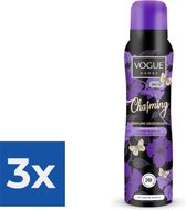 Vogue Charming Parfum Deodorant 150 ml - Voordeelverpakking 3 stuks