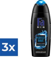 Fa Douche 250 ml Men Perfect Wave - Voordeelverpakking 3 stuks