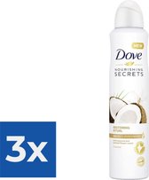 Dove Deo Spray XL - Coconut & Jasmine Flower - Voordeelverpakking 3 x 250 ml