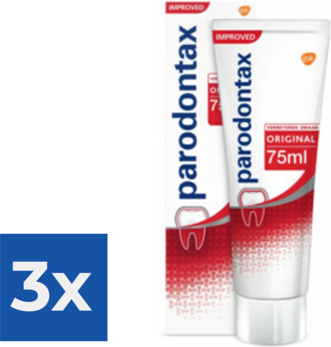 Goedkoopste Parodontax - Tandpasta - Original - 75ml x 3
