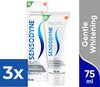 Sensodyne Gentle Whitening tandpasta voor gevoelige tanden 75 ml - Voordeelverpakking 3 stuks