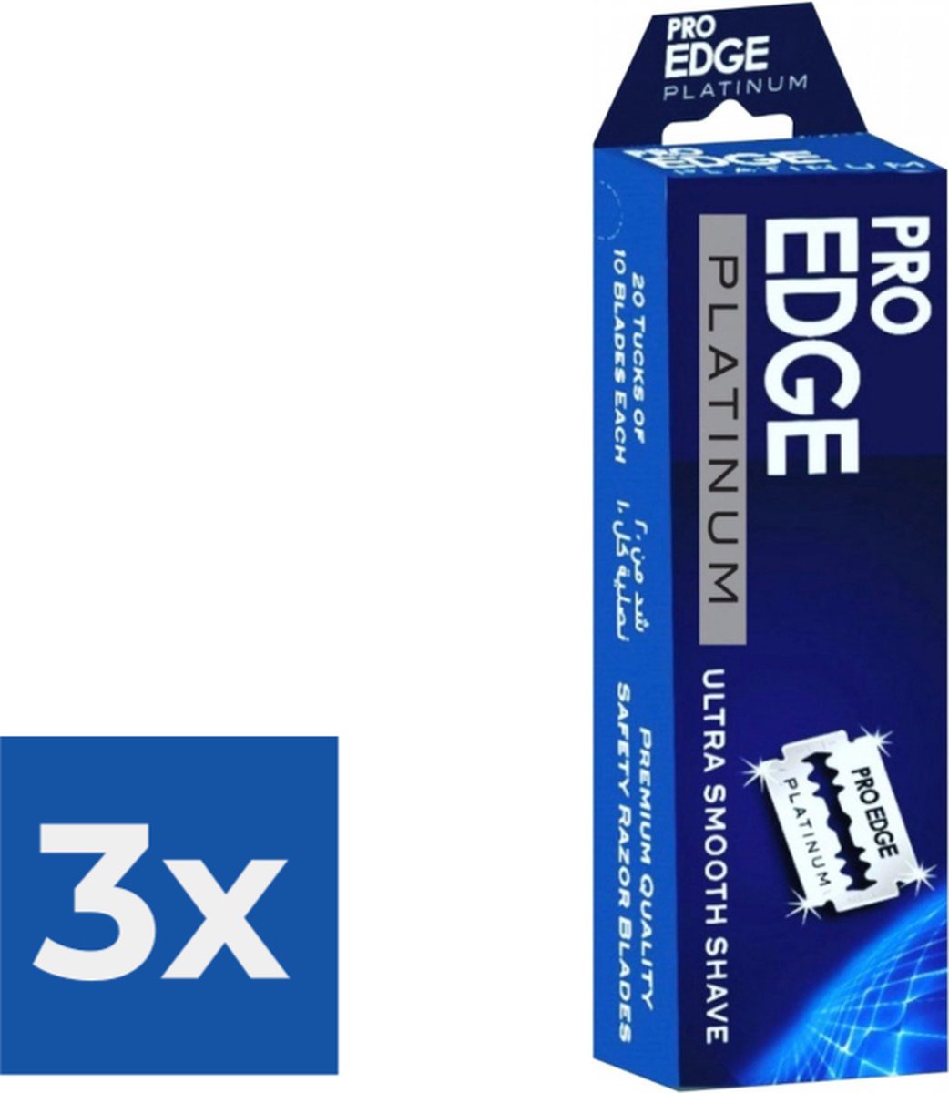 Pro Edge Double Edge Blade 100 Stuks - Voordeelverpakking 3 stuks
