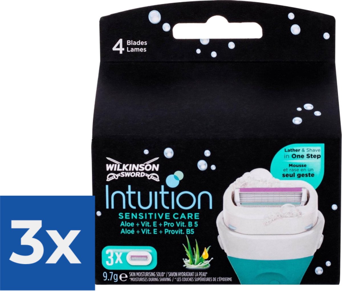 Bol.com Wilkinson Intuition Sensitive Care Scheermesjes - 3 stuks  Single Item - Voordeelverpakking 3 stuks aanbieding
