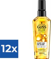 Gliss Kur Every Day Oil Elixir Ultimate Repair - 1 stuk - Voordeelverpakking 12 stuks